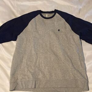 Izod Gray and Navy Sweatshirt